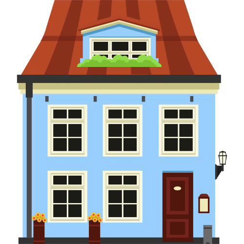 Illustration av ett hus